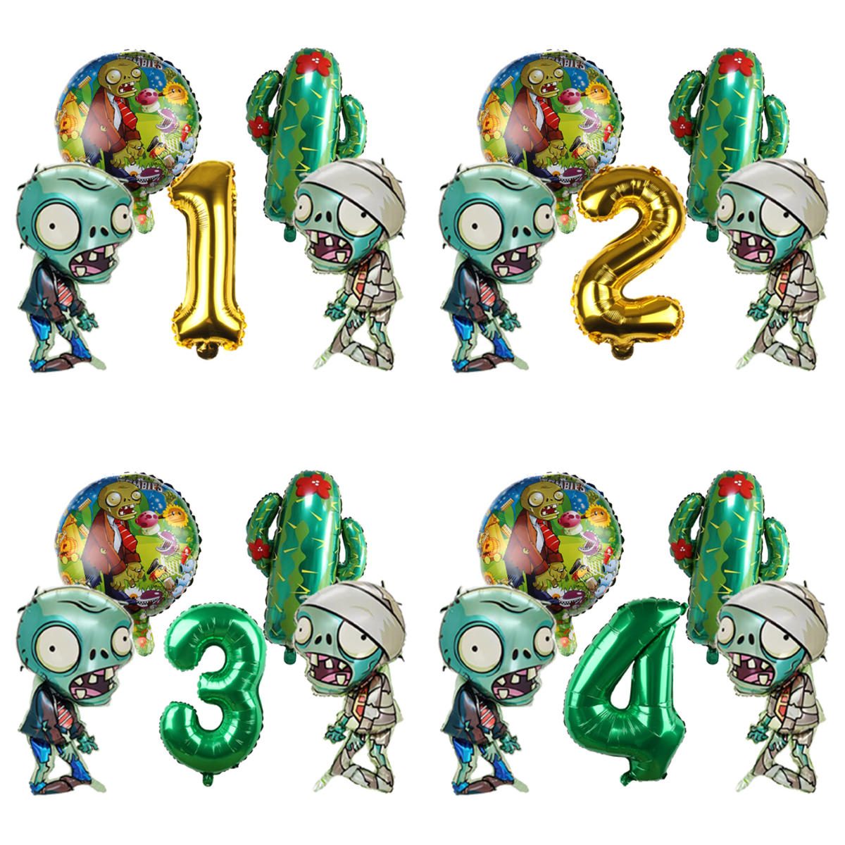 Party Games Bunny - Plants vs Zombies Game Balloon Bundle
