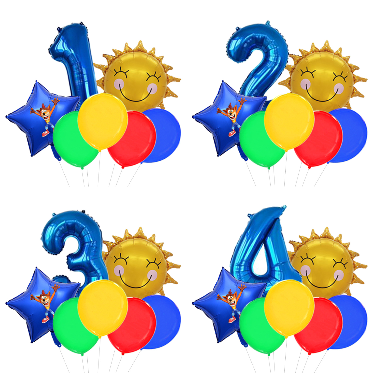 Party Games Popular - Crash Bandicoot Jungle Adventure Foil Balloons
