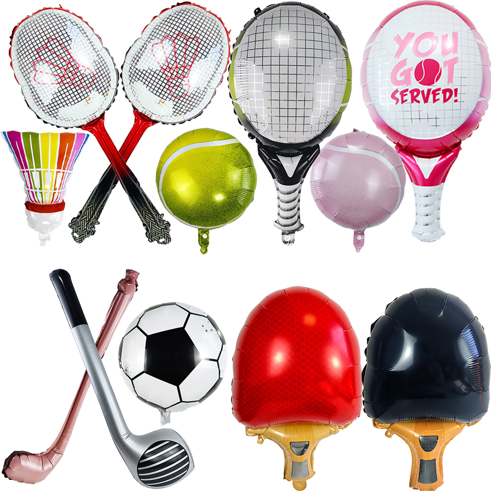 Party Games Golf - Sports Foil Balloon Decor Golf Badminton