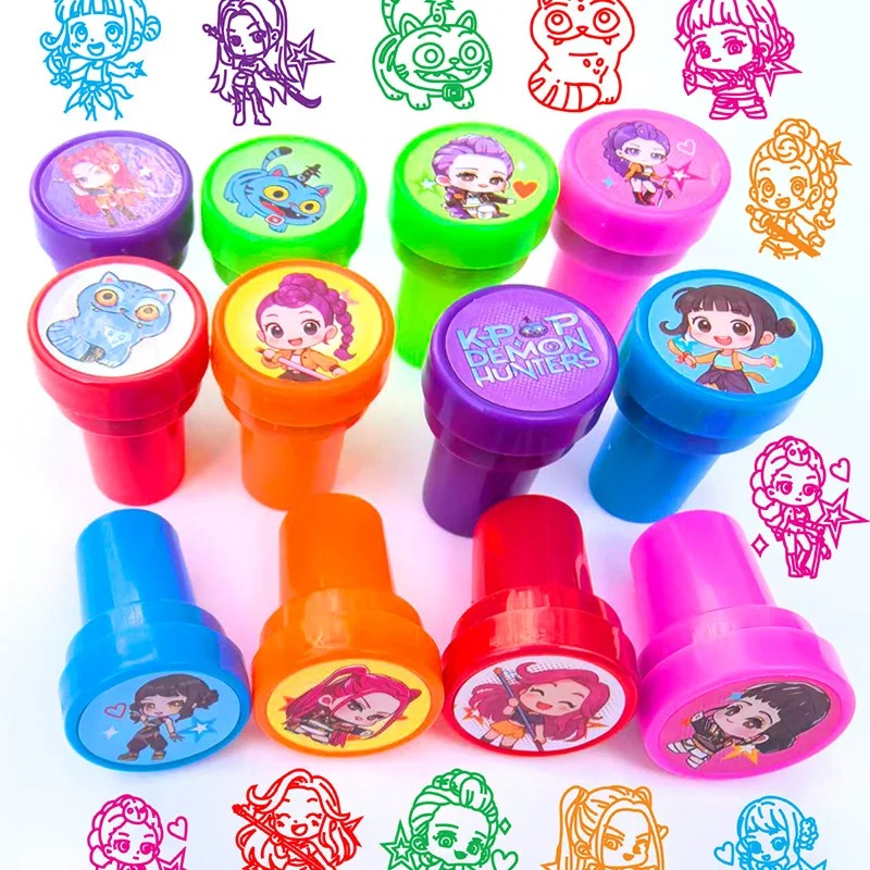 Party Games Kids Birthday - 12pcs/24pcs Kids Stamp Set Birthday Party