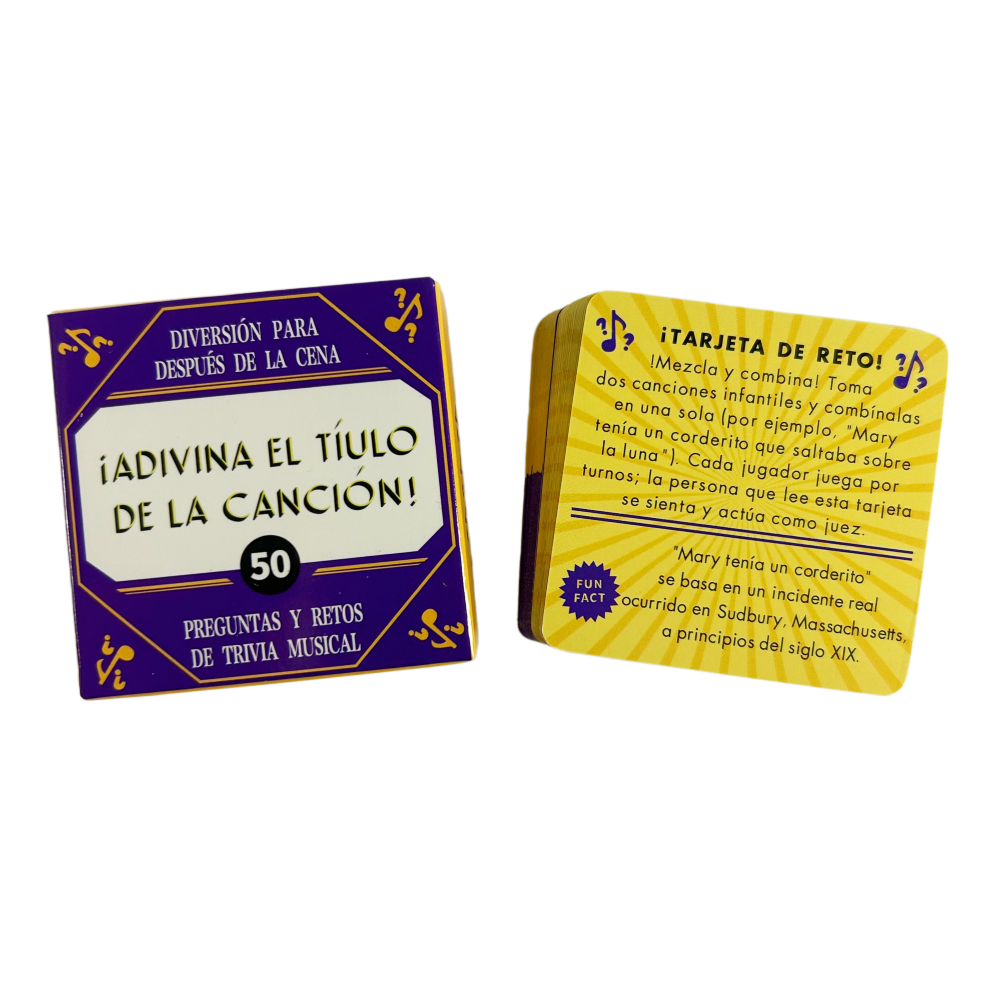 5.5x5.5cm Mini Size Spanish Wo - Party Games In Spanish recension och pris