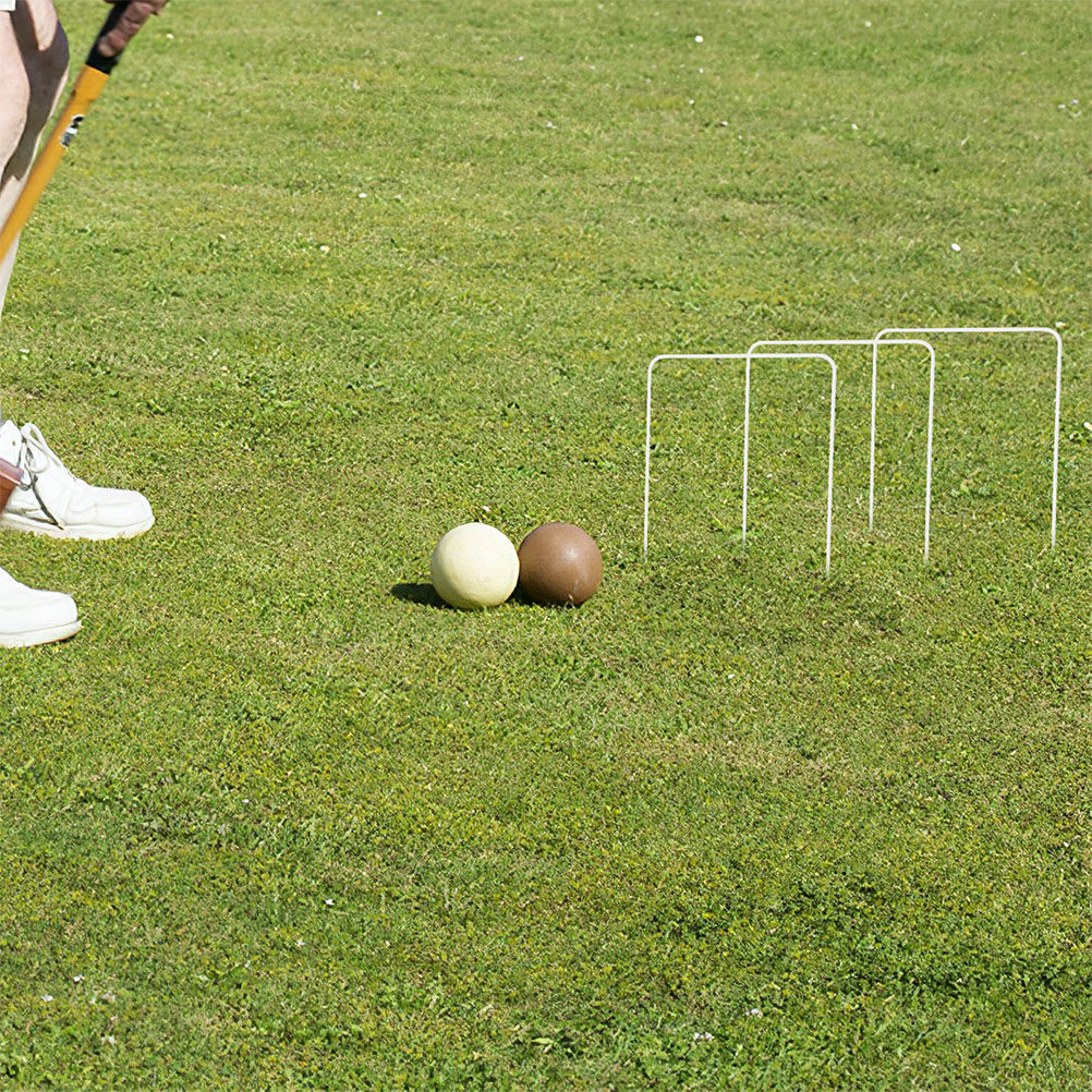 4Pcs Croquet Metal Hoops Repla - Croquet Set Lawn recension och pris