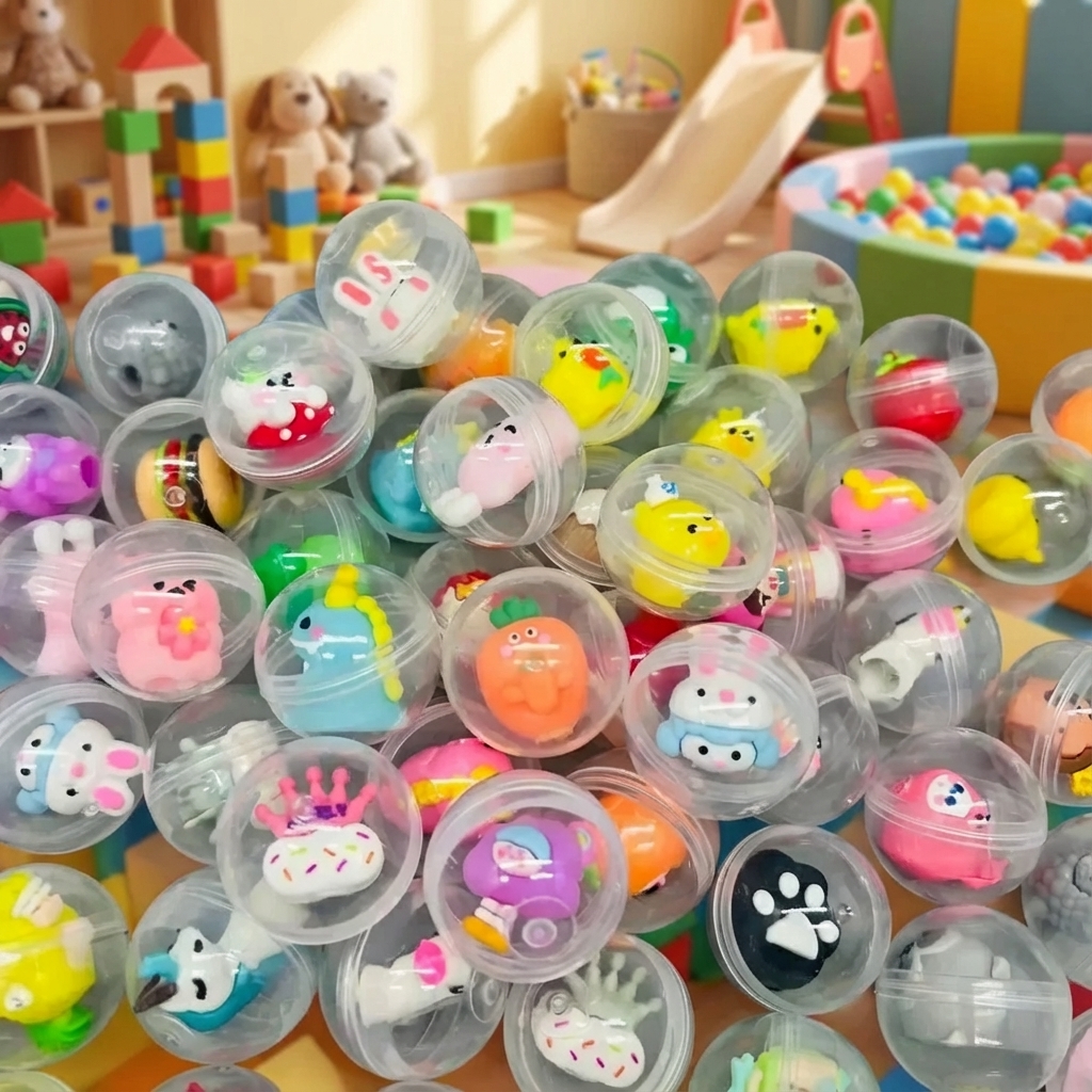 30 Pcs 32mm Transparent Eggshe - Party Games Kids Birthday recension och pris