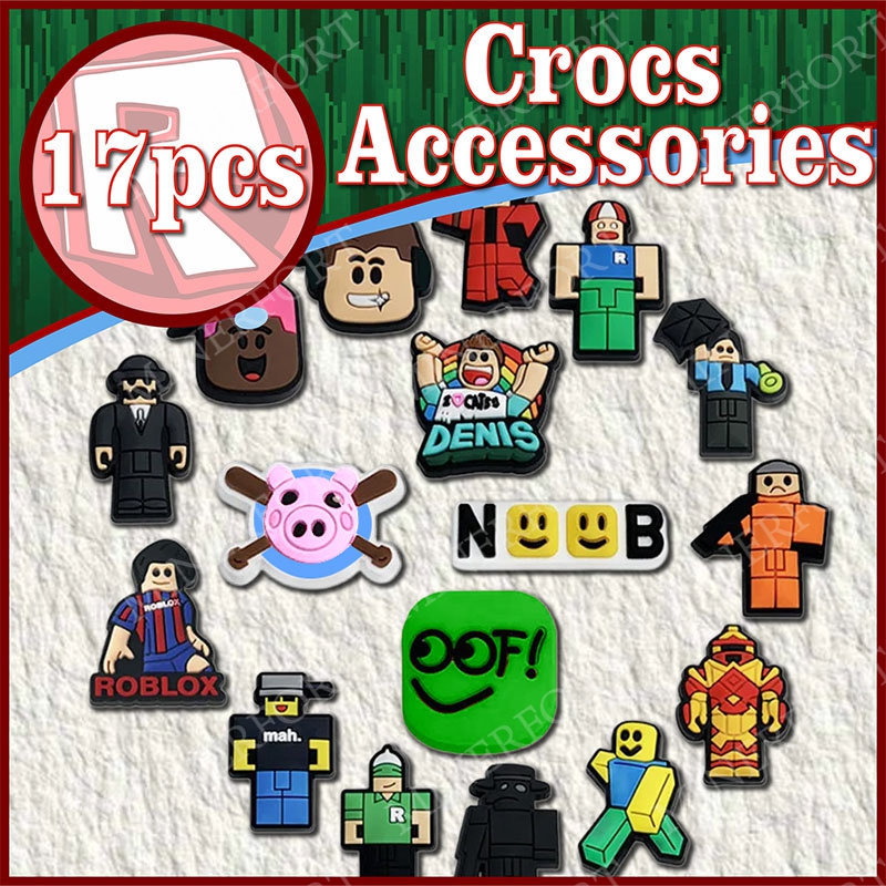 Robloxed Crocs Charms Cute Gam - Party Games Graduation Ideas recension och pris
