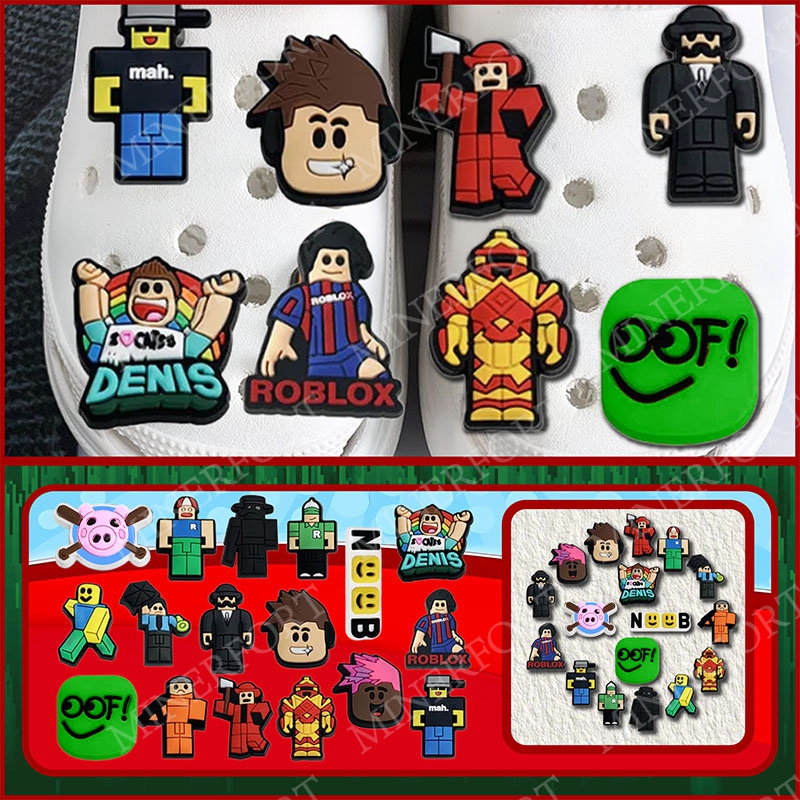 Robloxed Crocs Charms Cute Gam - Party Games Graduation Ideas recension och pris