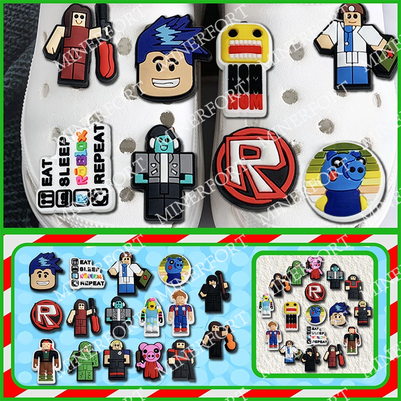 Robloxed Crocs Charms Cute Gam - Party Games Graduation Ideas recension och pris