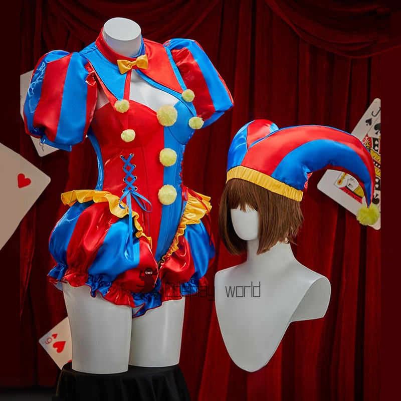 Newly Pomni Cosplay Costume fo - Party Games Name recension och pris