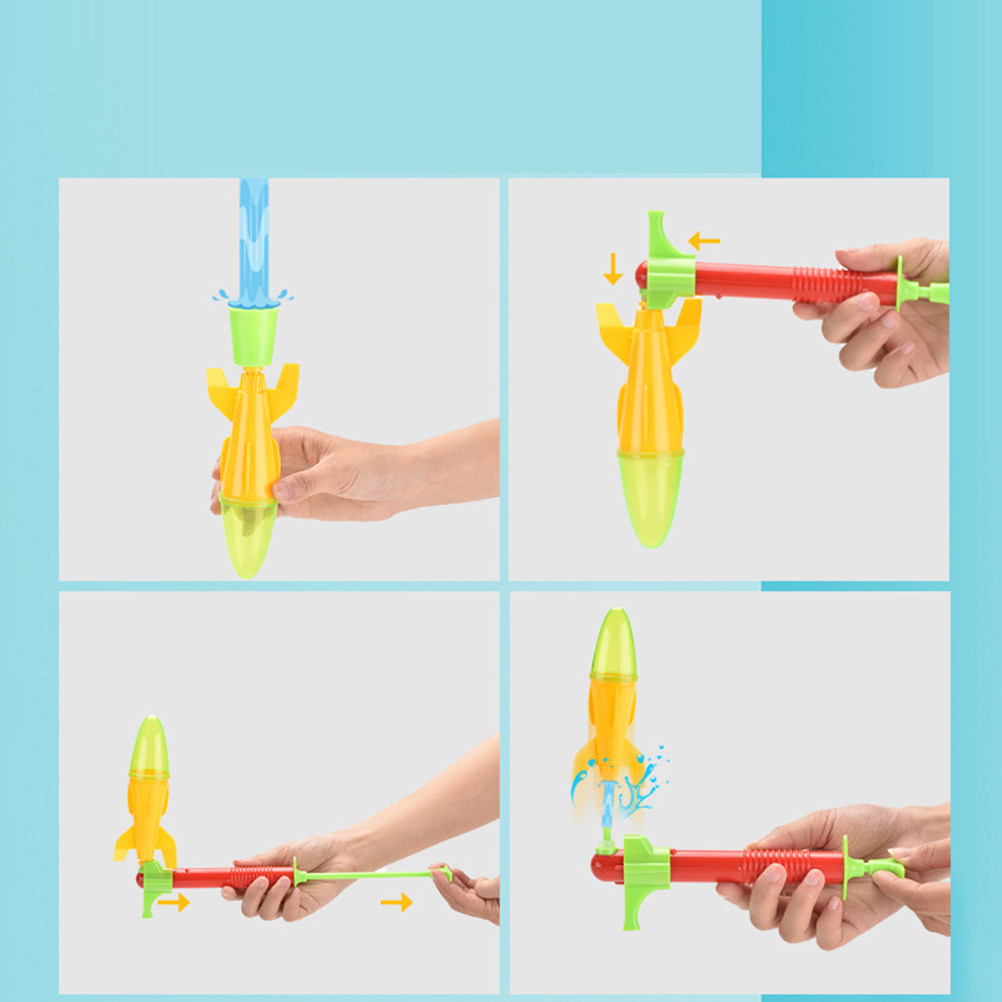 1Set Rocket Launcher Hand Pump - Party Games Kids Birthday recension och pris