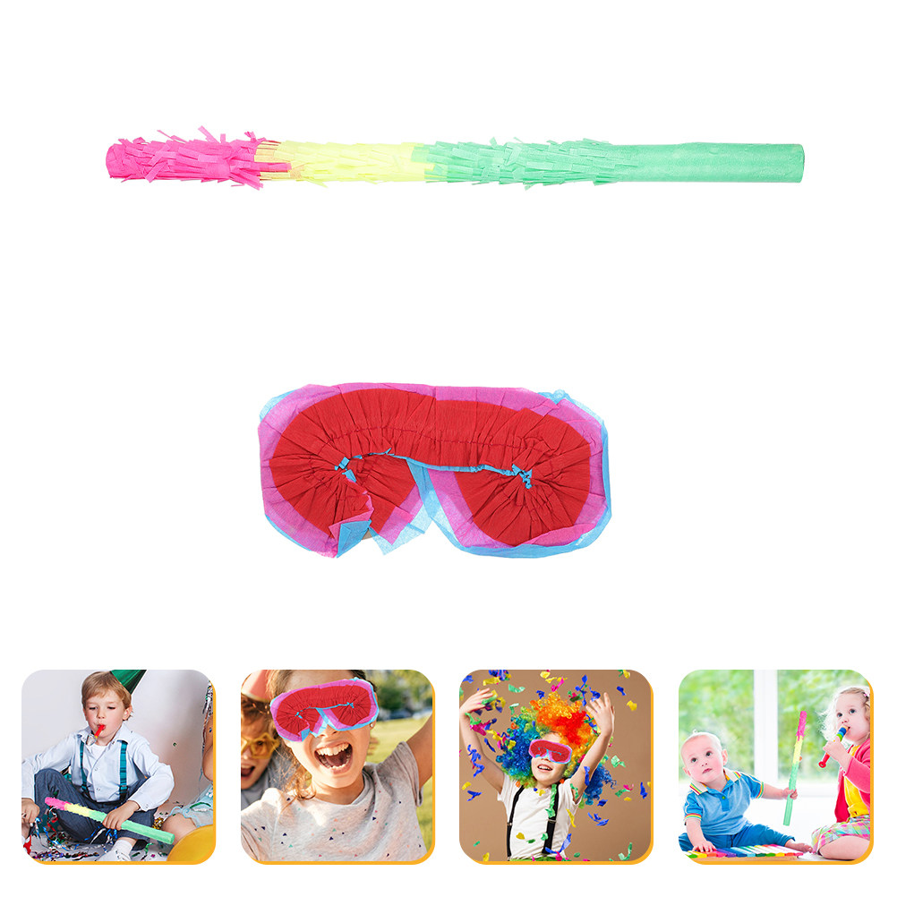1 Set Pinata Stick Colorful Pa - Party Games Kids Birthday recension och pris