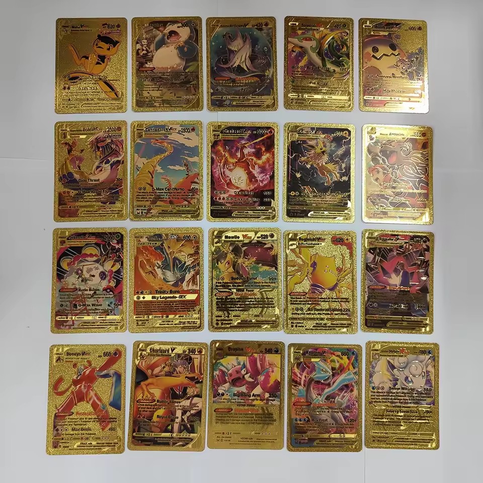 55PCS pokémon cards Vmax GX Go - Party Games In Spanish recension och pris