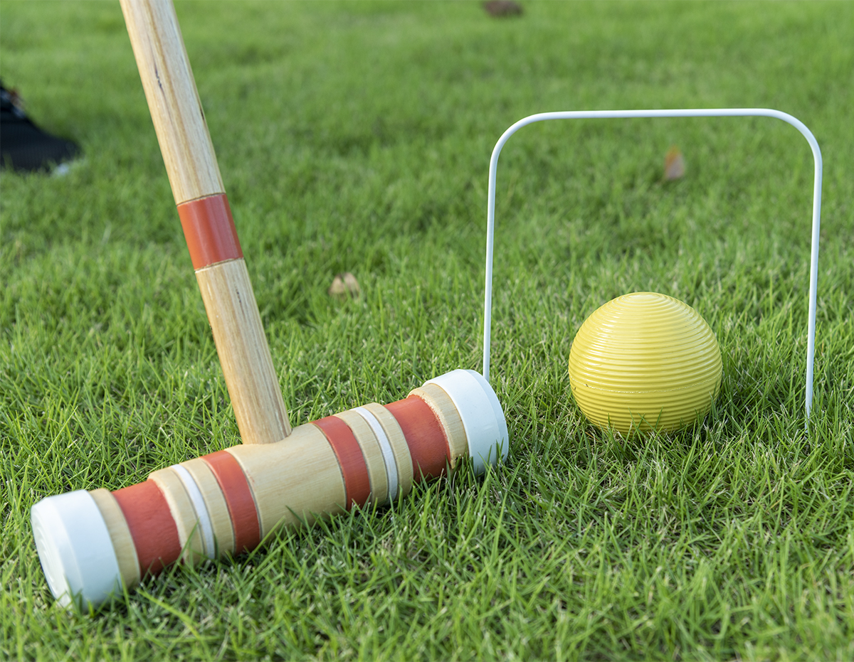 Six-Player Croquet Set with Wo - Croquet Set Lawn recension och pris