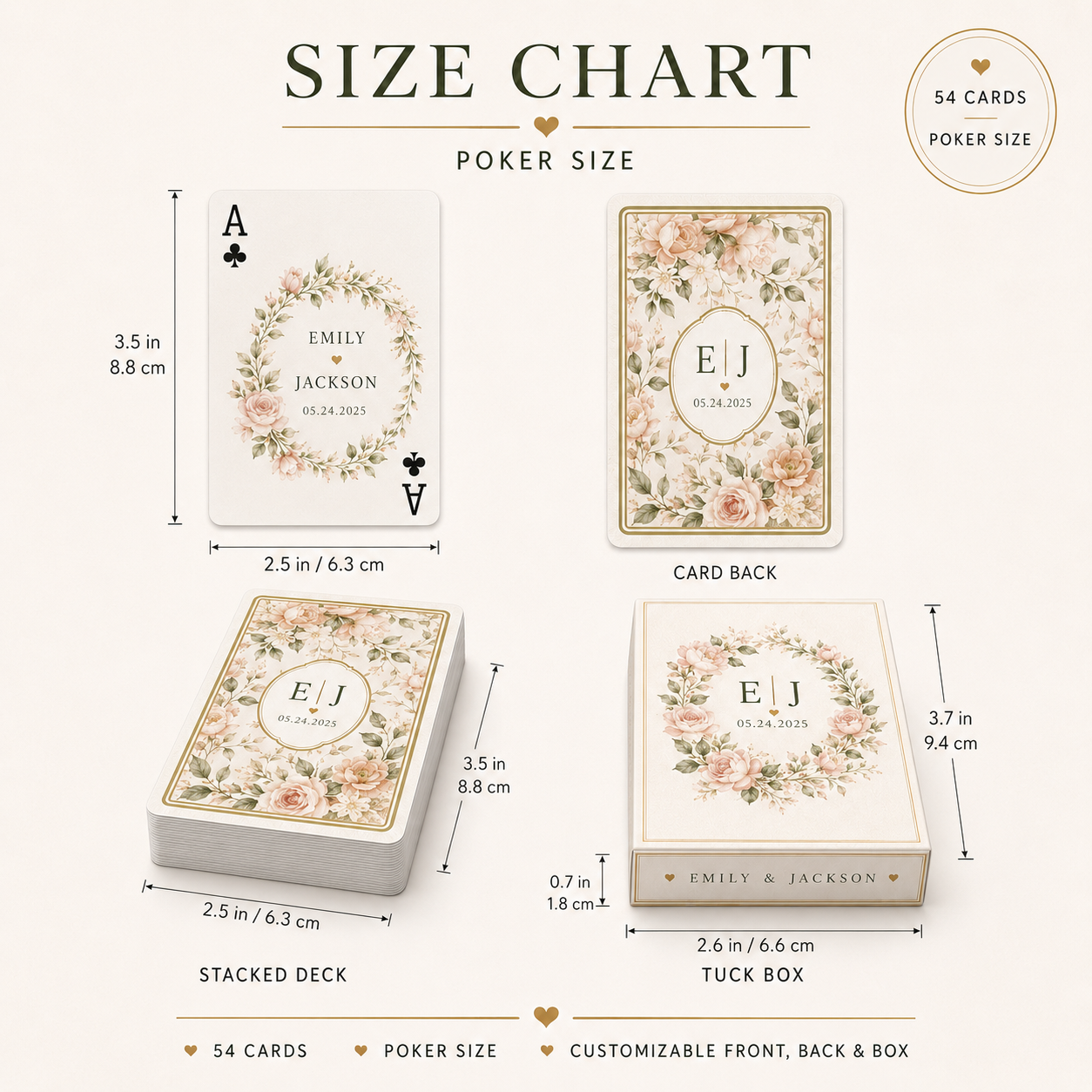 Custom Poker Playing Cards Per - Party Games Name recension och pris