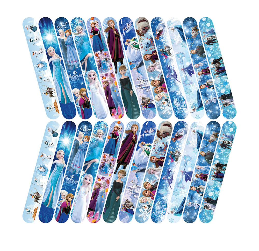 12Pcs Frozen Slap Bracelets Pa - Party Games Kids Birthday recension och pris