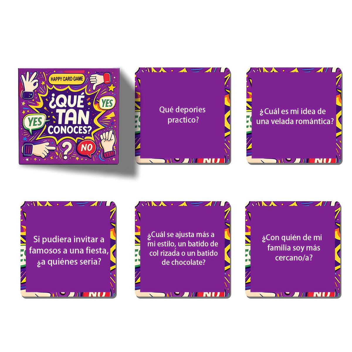 Mini 5cm Party Question Card G - Party Games In Spanish recension och pris