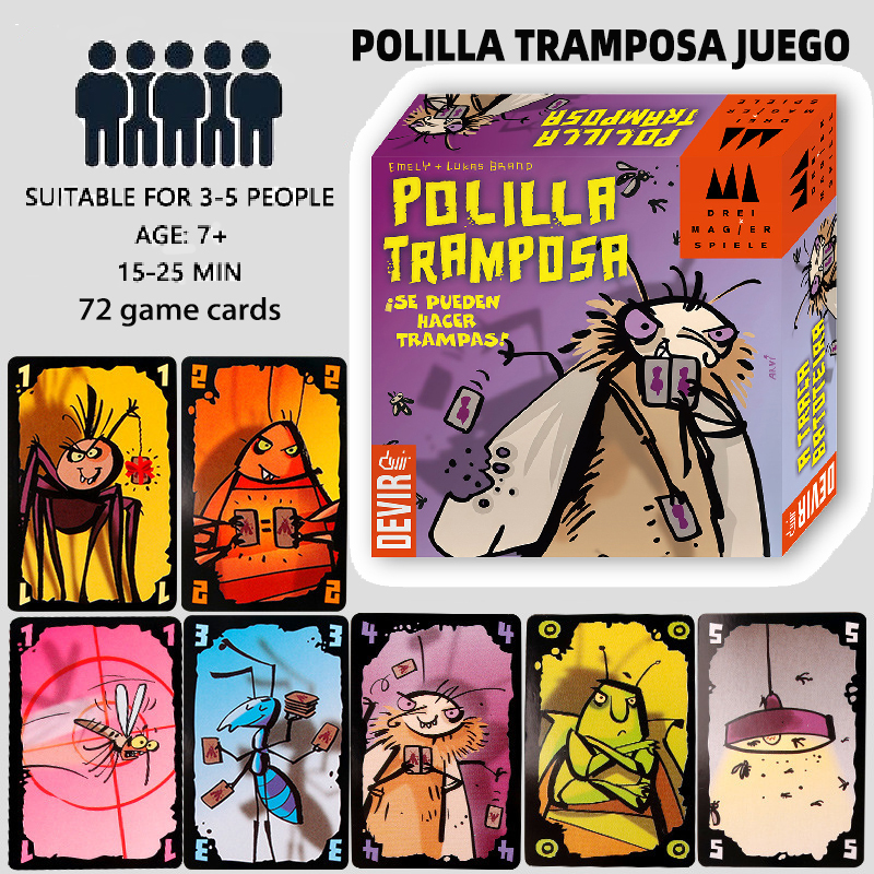 Polilla Tramposa Español Playi - Party Games In Spanish recension och pris