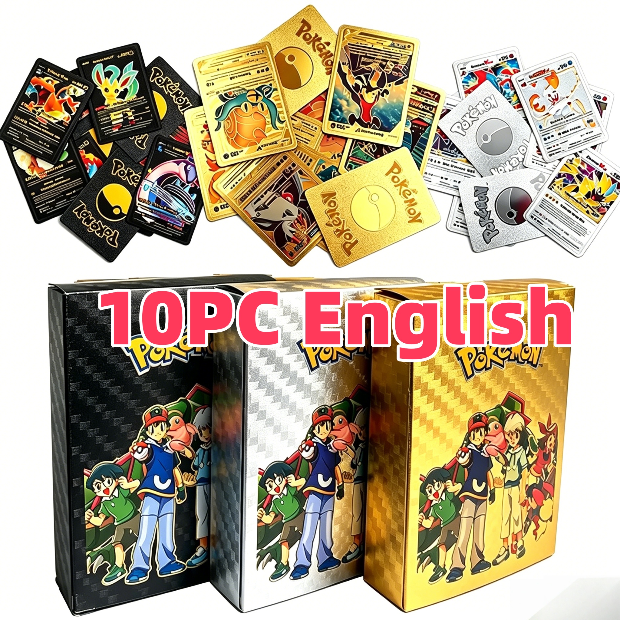 5/10PCS Pakemon Card Vmax GX G - Party Games In Spanish recension och pris