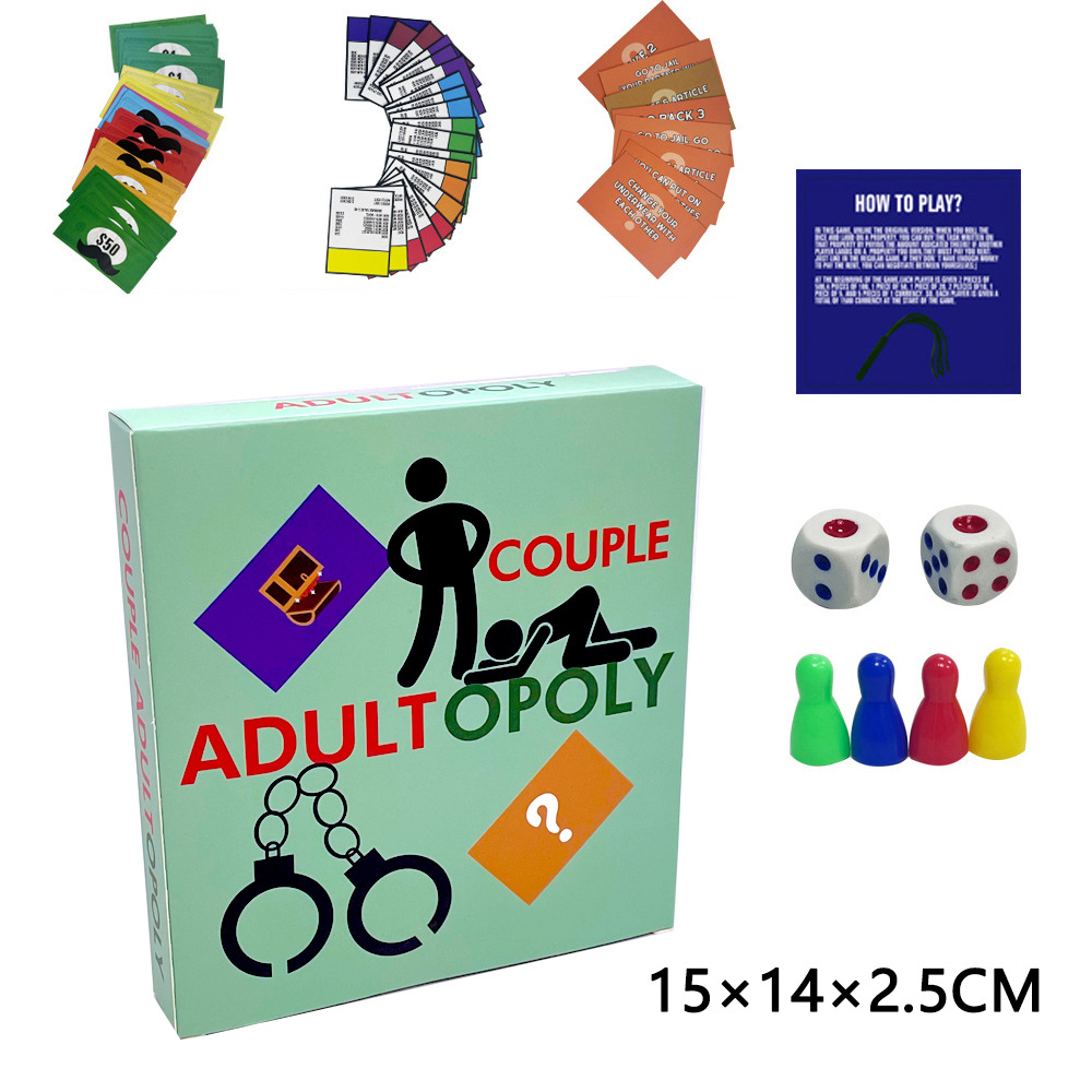 New Couple Chessboard Adult Pa - Party Games Graduation Ideas recension och pris