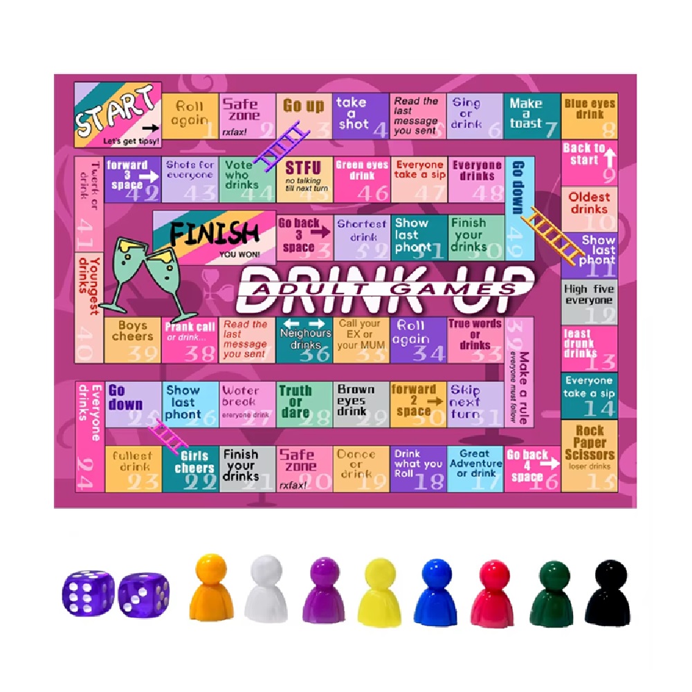 New Couple Chessboard Adult Pa - Party Games Graduation Ideas recension och pris