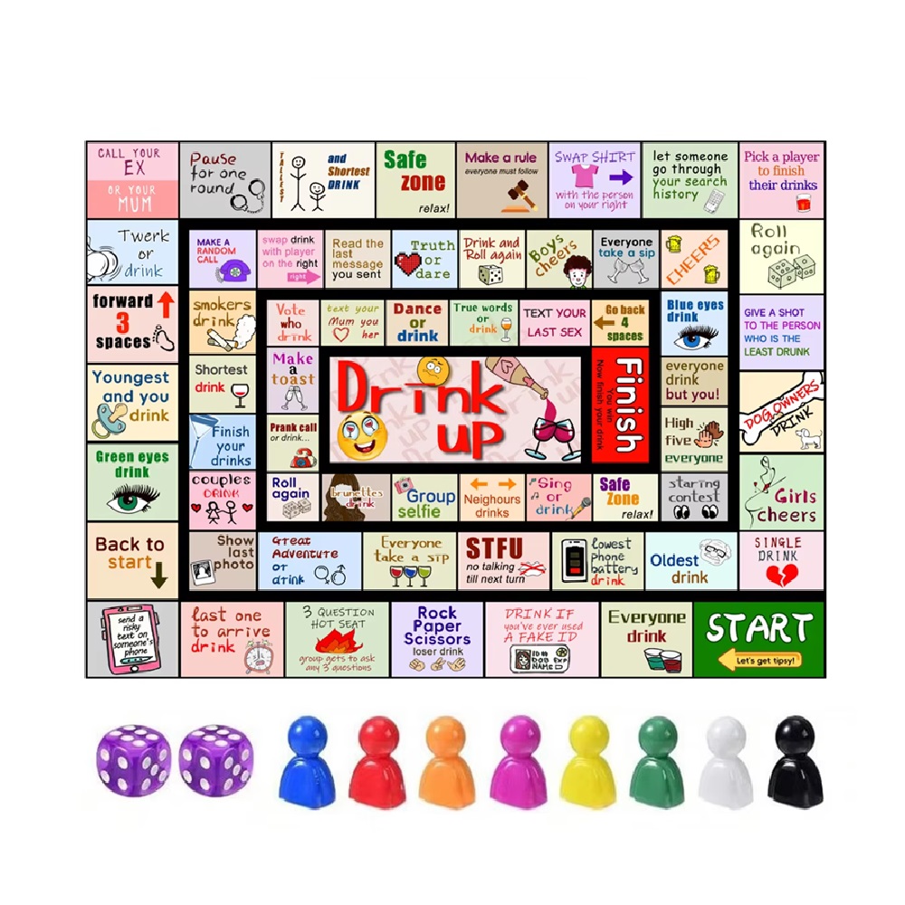 New Couple Chessboard Adult Pa - Party Games Graduation Ideas recension och pris