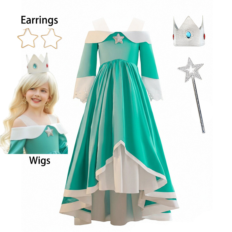 2026 Girls Peach Princess Moiv - Party Games Kids Birthday recension och pris