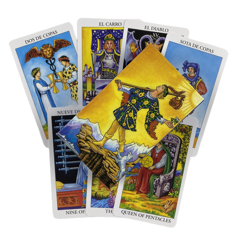 Spanish Rider Tarot Cards Divi - Party Games In Spanish recension och pris