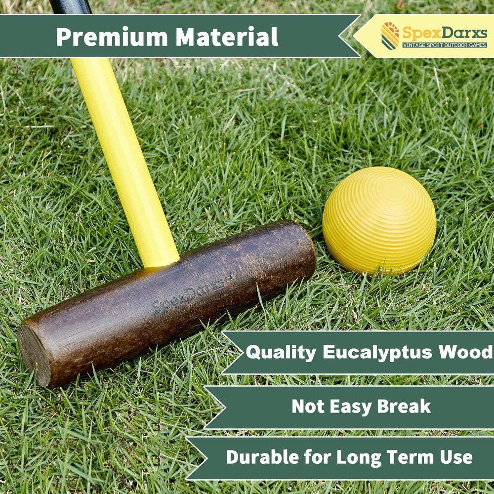 32'' Six Player Croquet Set wi - Croquet Set Lawn recension och pris